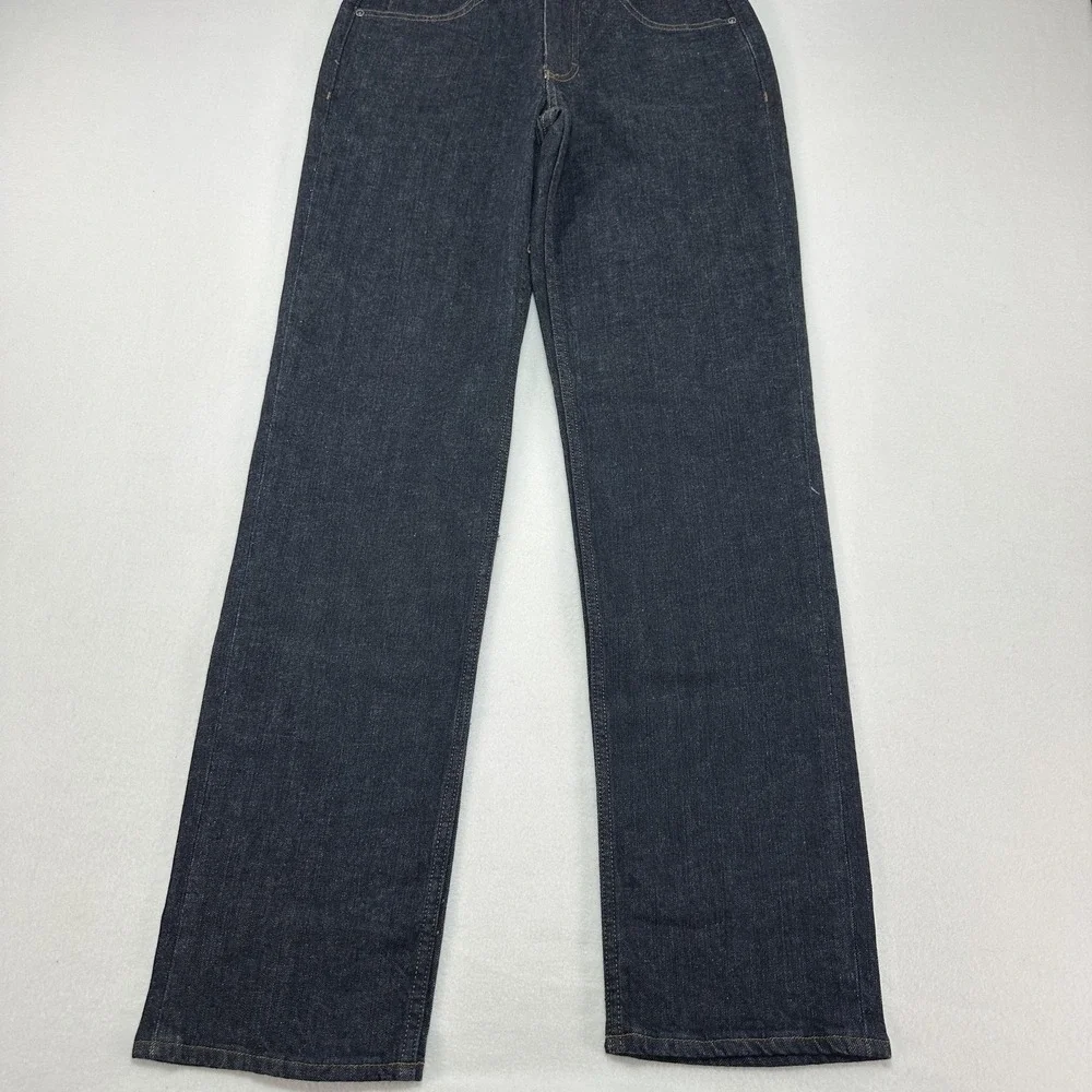 40 Grit Jeans Mens 28x32 Blue Standard Fit Straight Dark Wash Stretch Denim Work
